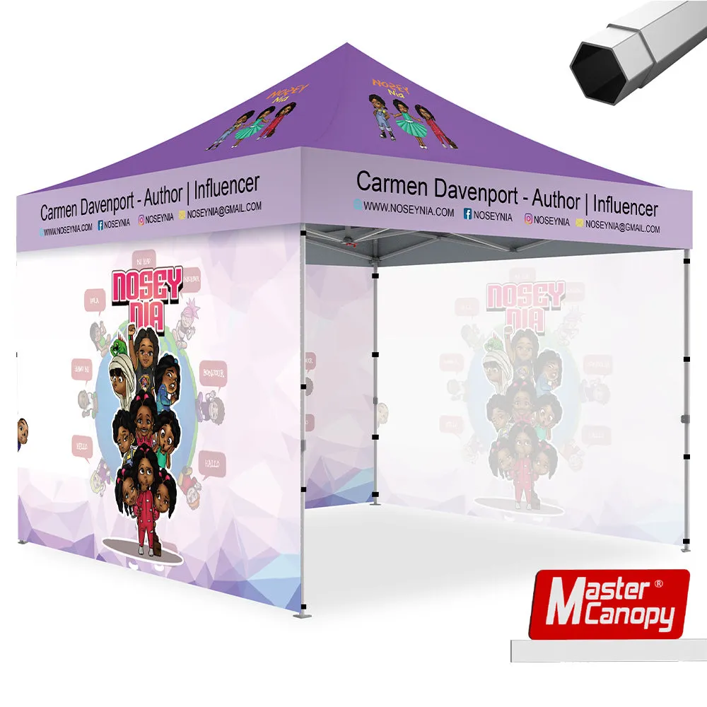 Premium Series- Custom 10x10 Heavy Duty Pop-up Personalized Canopy Tent