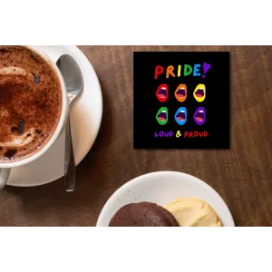 Pride Coasters - Loud And Proud