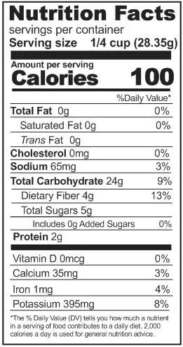 Rainy Day Foods Dehydrated Sweet Potato Dices 40 oz #10 Can - 40 Servings