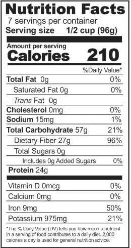 Rainy Day Foods Lentils 6 (Case of Six) #10 Cans - 174 Servings