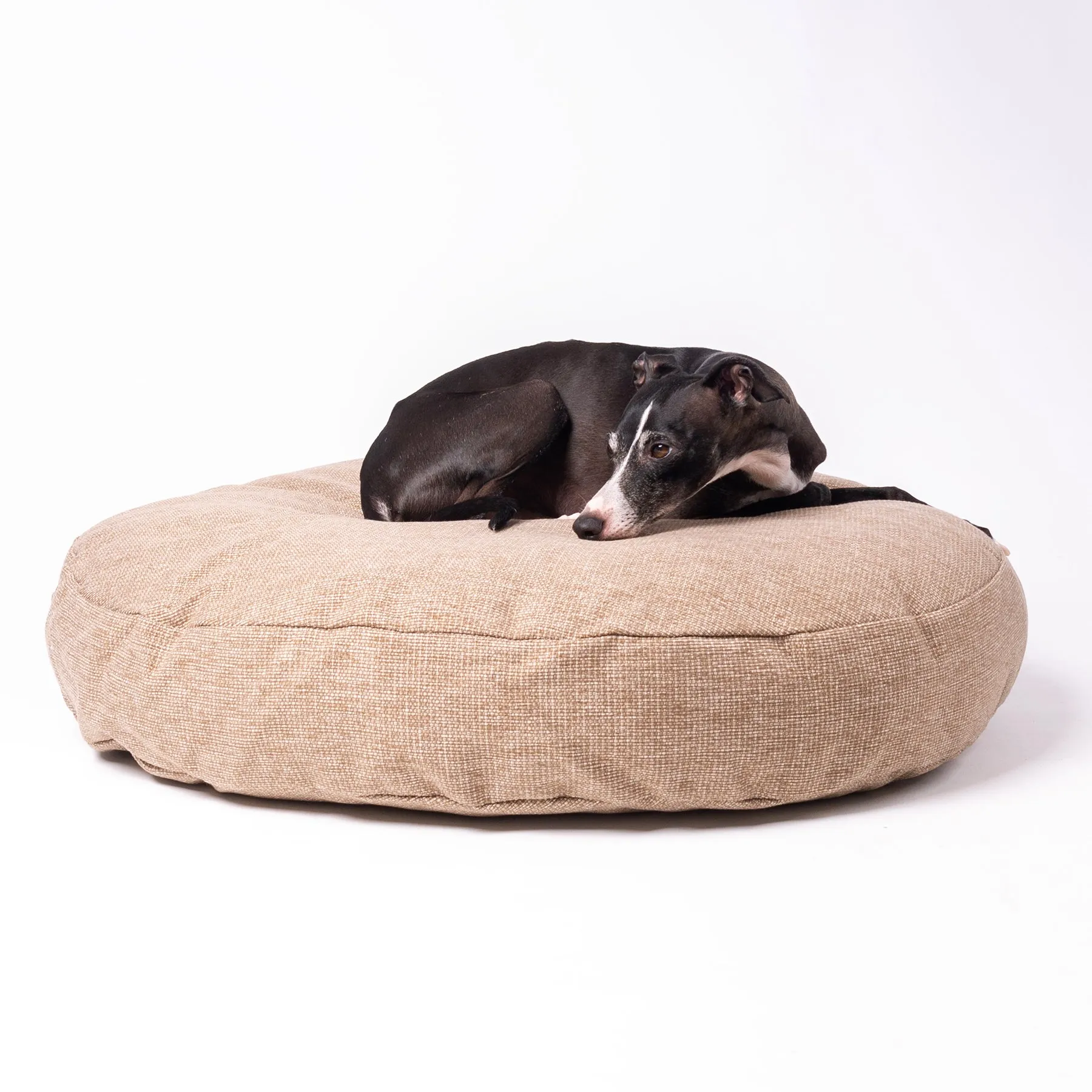 Round Dog Bed Mattress in Weave II