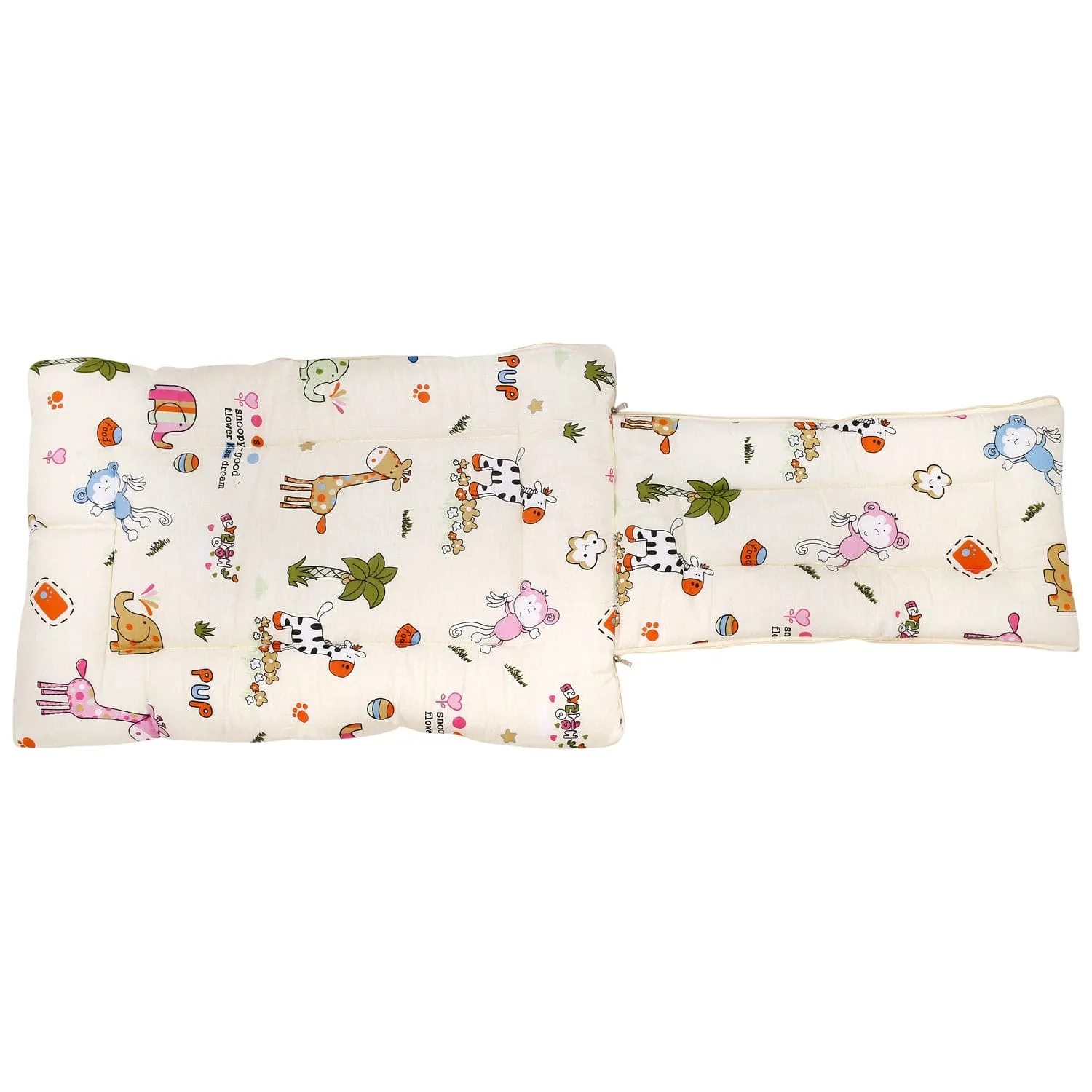 Sleeping Bag I Love Animals Cream