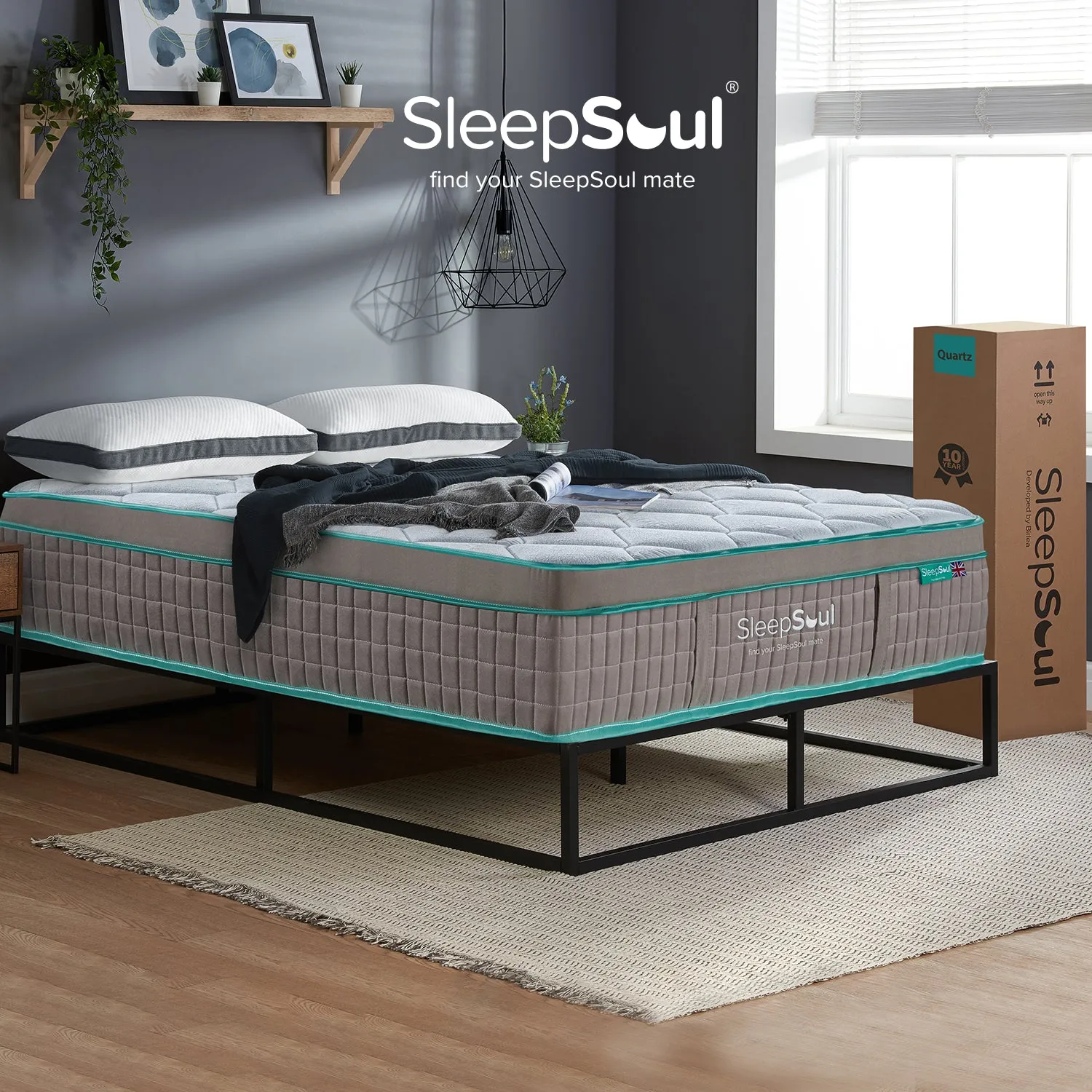 SleepSoul Quartz 1500 Pocket Sprung Mattress 120X200