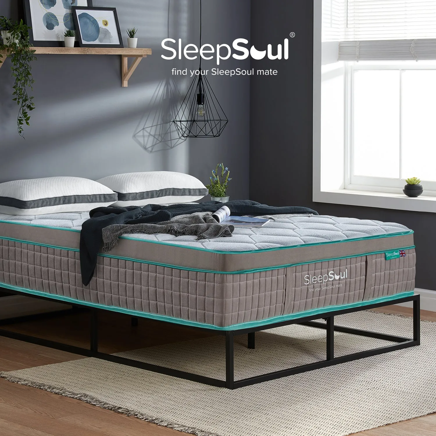 SleepSoul Quartz 1500 Pocket Sprung Mattress 150X200