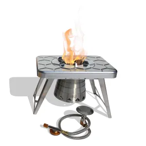 Stove Plus Gas Adapter with Drawstring Bag