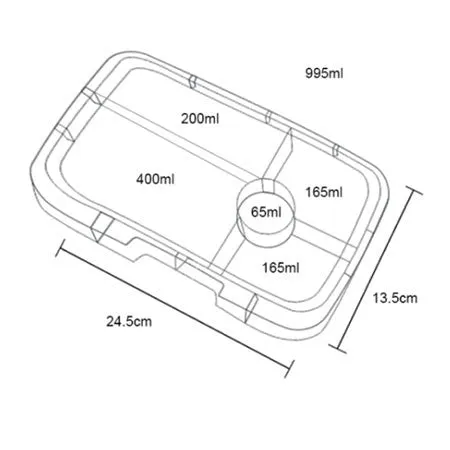 Yumbox Tapas Interchangeable Tray