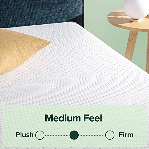 ZINUS 12 Inch Cooling Essential Foam Mattress, Bed-in-a-Box, CertiPUR-US Certified, Full, White