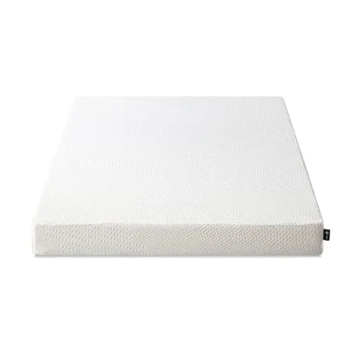 ZINUS 6 Inch Cooling Essential Foam Mattress / Affordable Mattress / Bed-in-a-Box / CertiPUR-US Certified, Twin, White